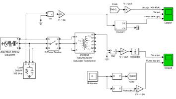 مدل سازی ترانسفورماتور ها در سیمولینک